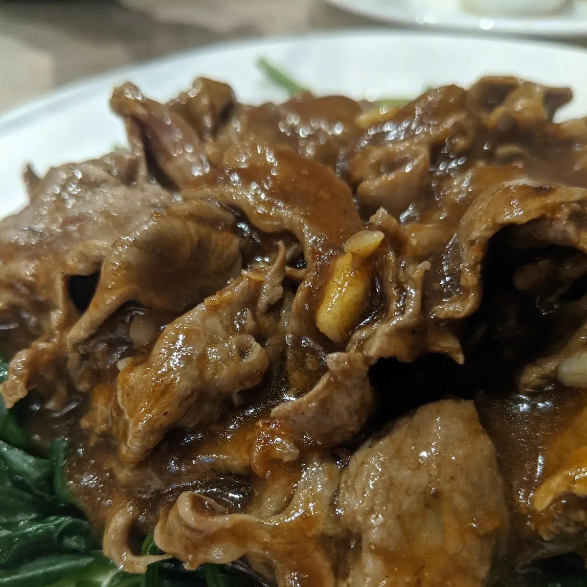 Sauteed Beef BBQ Sauce 沙茶牛肉